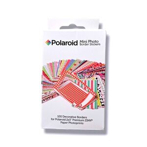 Polaroid Mini Photo Border Stickers 100 Decorative Borders for ZINK Paper Prints